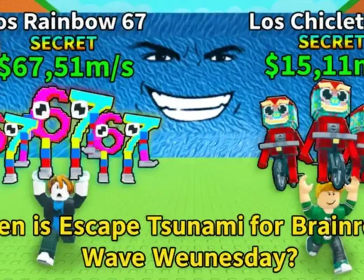 When is Escape Tsunami for Brainrots Wave Wednesday