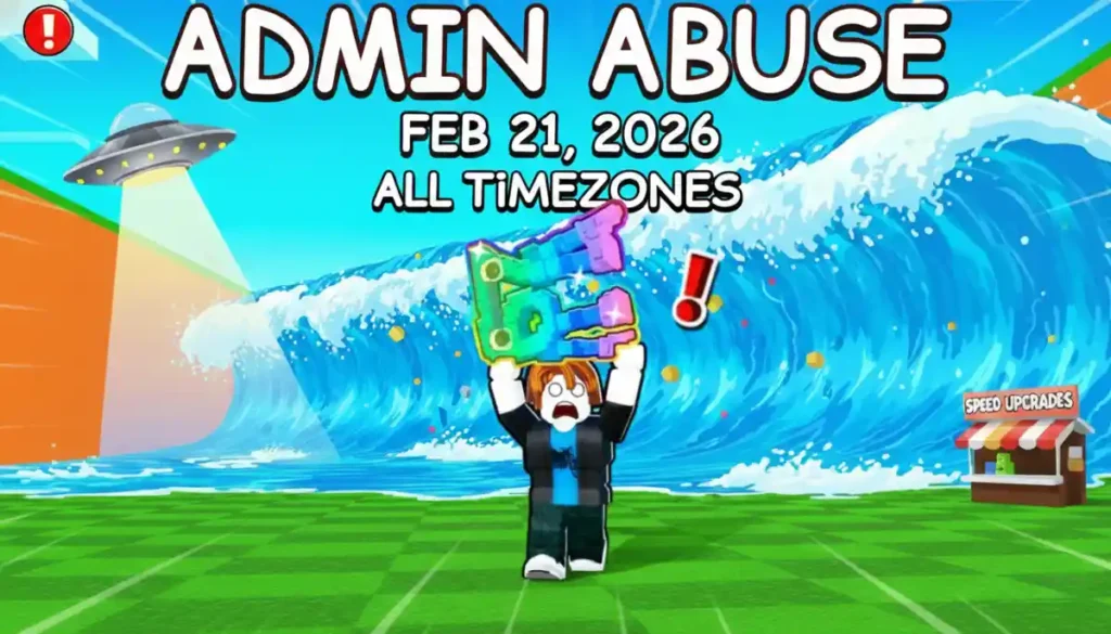 Escape Tsunami For Brainrots Feb 21 Admin Abuse 2026 All Timezones
