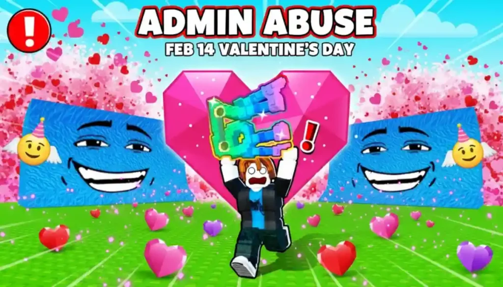 Escape Tsunami for Brainrots Next Admin Abuse Schedule Feb 14 Valentine's Day